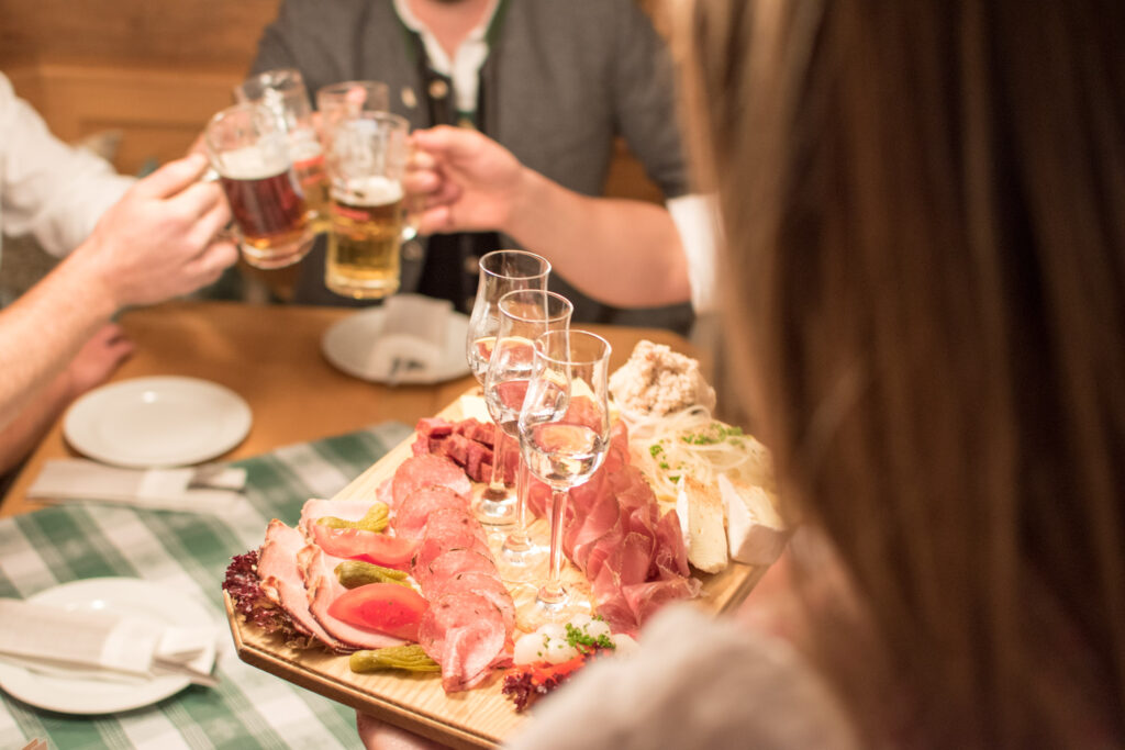 Brotzeiten aus dem Einkehr und Restaurant in Oberstaufen